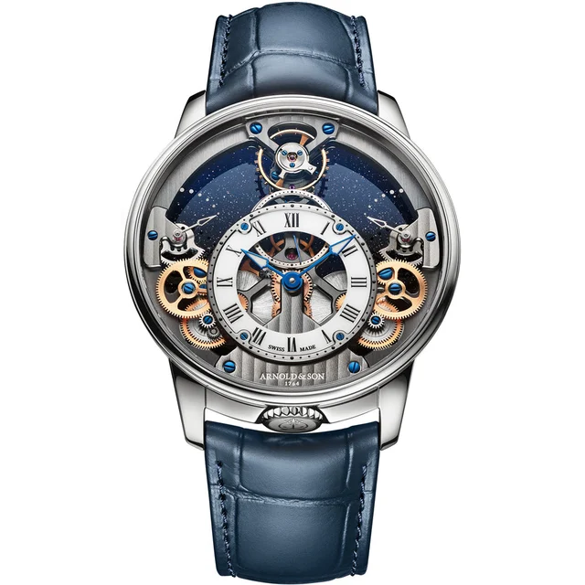 Arnold & Son Time Pyramid 42.5 Platinum 1TPEX.W01A.C153X kol saati