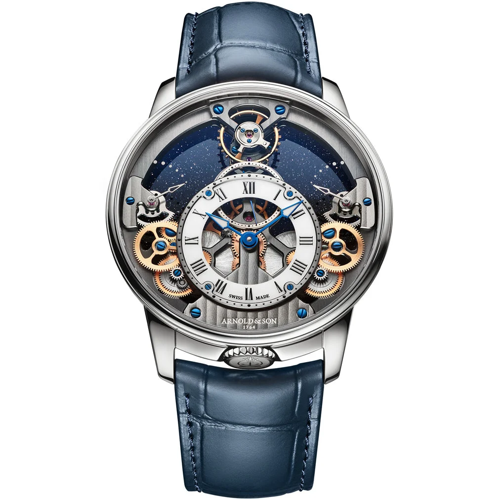 Arnold & Son Time Pyramid 42.5 Platinum 1TPEX.W01A.C153X 42.5 mm kol saati
