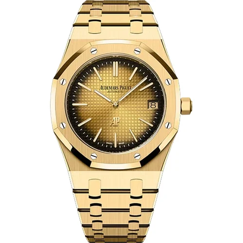 Audemars Piguet "Jumbo" Extra-Thin "50th Anniversary" 16202BA.OO.1240BA.01 kol saati