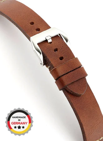 RIOS Vintage Leather Birmingham - Mahogany - Vintage Leather 17905/RI kol saati