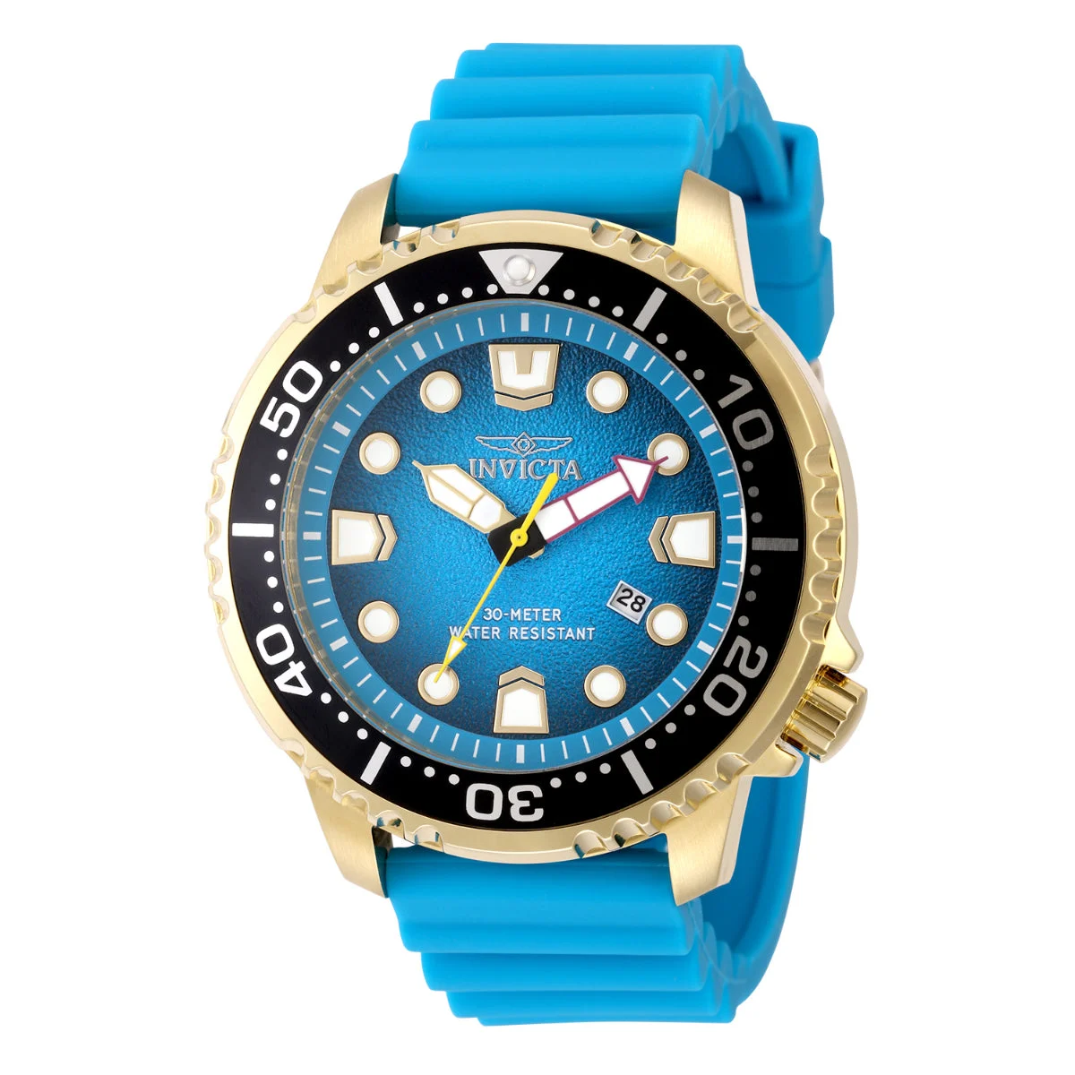 Invicta Pro Diver Abyss Watch - 48mm. Light Blue (49548) 48 mm kol saati