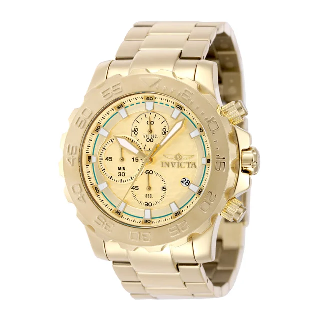 Invicta Pro Diver Watch - 54mm. Gold (50248) kol saati