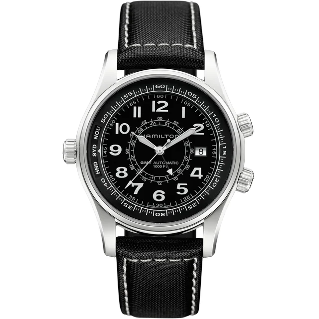 Hamilton Khaki Navy Khaki UTC Auto H77505433 kol saati