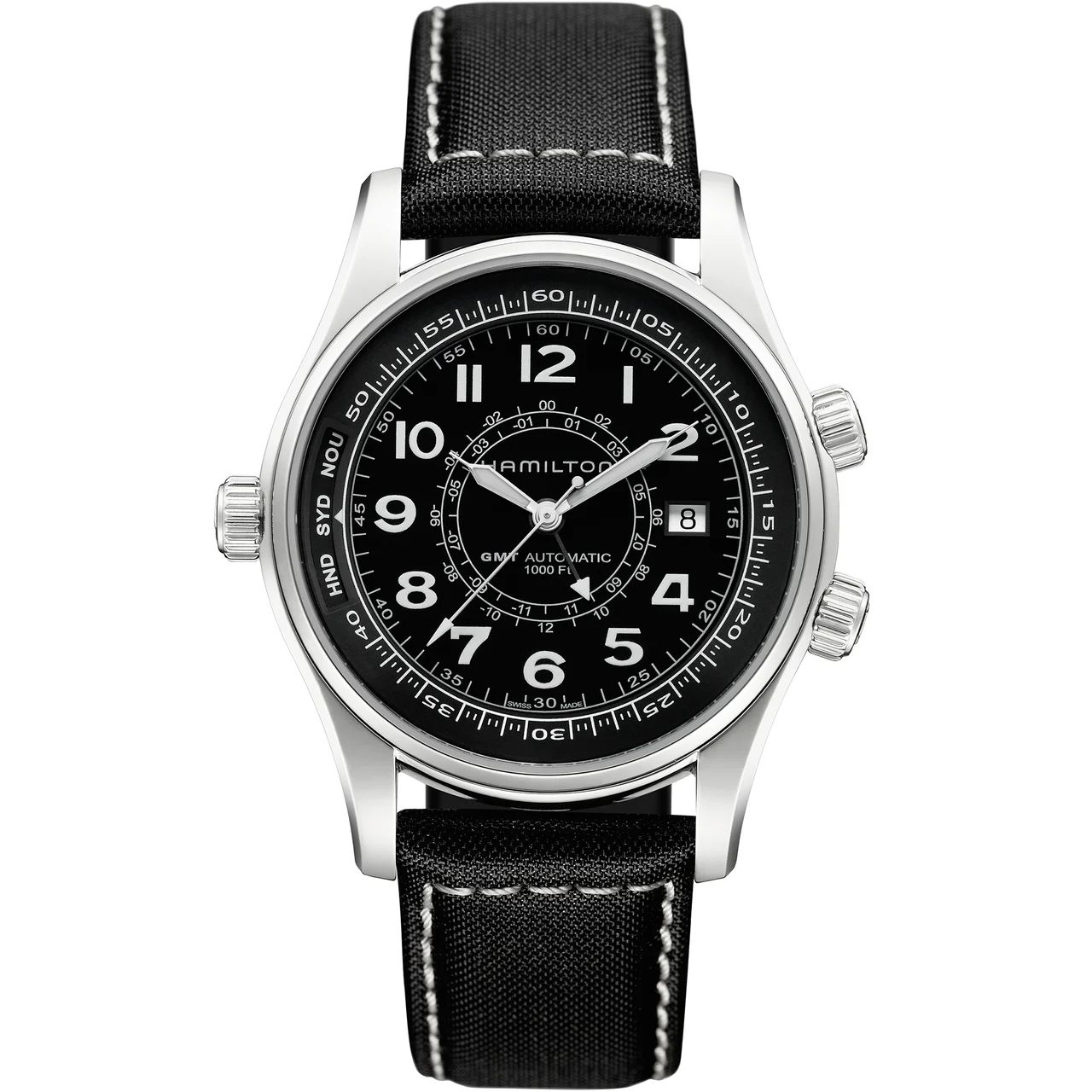 Hamilton Khaki Navy Khaki UTC Auto H77505433 42 mm kol saati