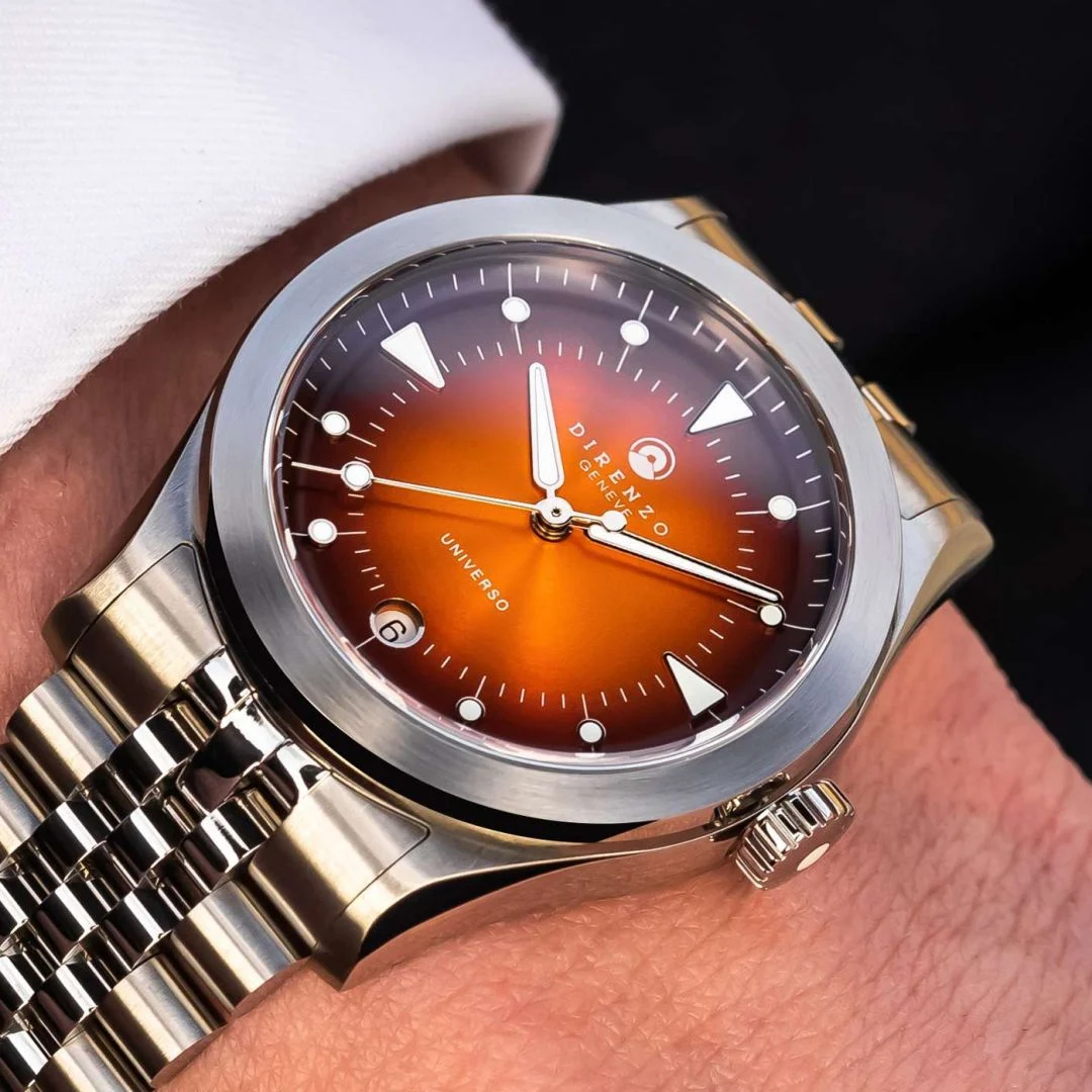 Direnzo DRZ07-ORANGE-DATE 45 mm kol saati