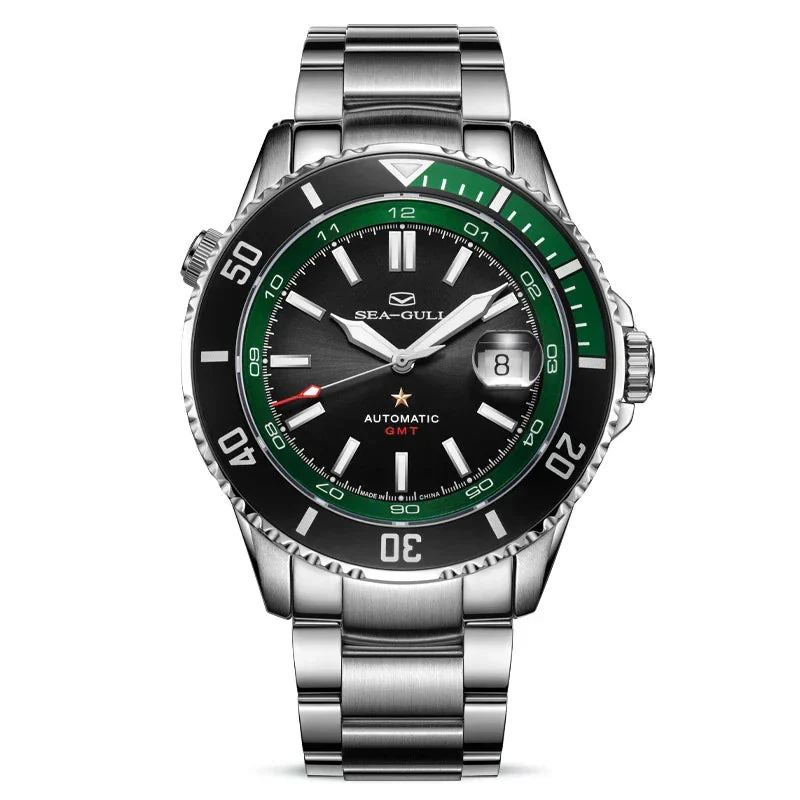 Sea-Gull 65943772-steel-belt 40 mm kol saati