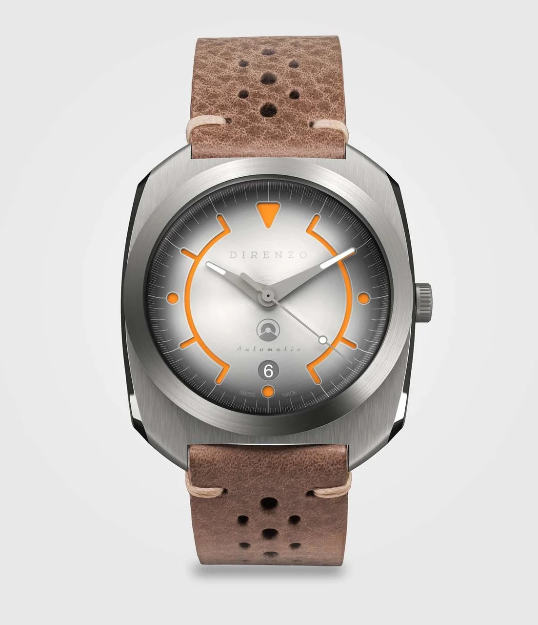 Direnzo DRZ 02 grey – date 41 mm kol saati