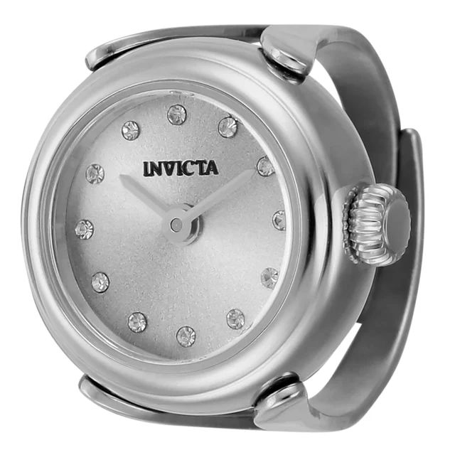 Invicta Angel Lumalink Ring Watch - 17.5mm. Steel (44480) kol saati