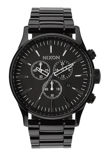 Nixon US Sentry Chrono - All Black A386-001-00 kol saati