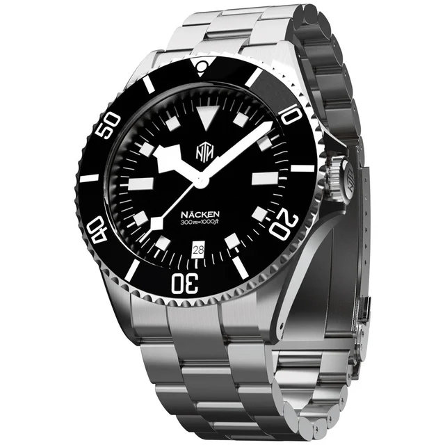 NTH Näcken 300-Meter Hi-Beat Automatic Dive Watch with an AR Sapphire Crystal #WW- -NMKD W