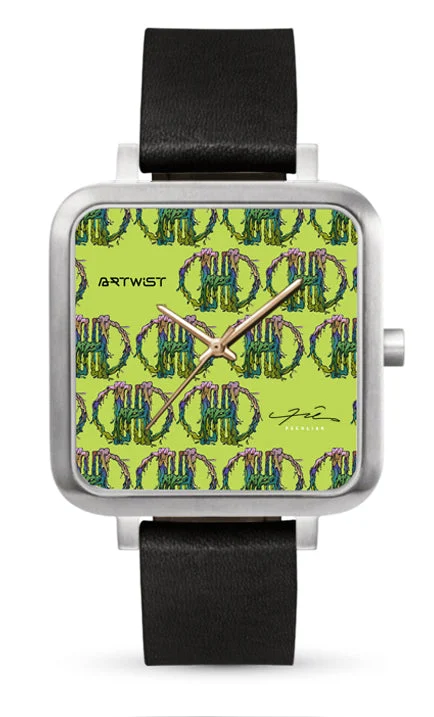 Artwistwatch Artwist X Hatta Dolmat ● Peculiar Apple Green 38 mm kol saati