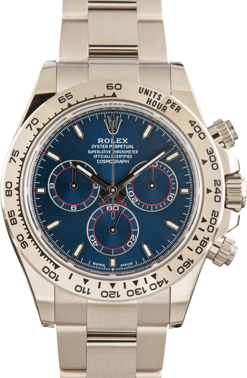 Rolex Cosmograph Daytona 126509 Bright Blue Dial kol saati