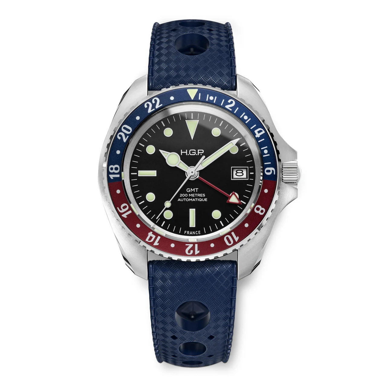 HGP - Watches HGP-23-D2G-001-048-RB2-BLU 47 mm kol saati