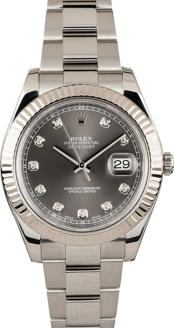 Rolex Datejust II Diamond Dial 116334 116334SDO kol saati