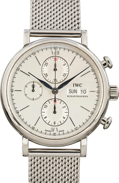 IWC Portofino Chronograph IW391009 Stainless Steel kol saati