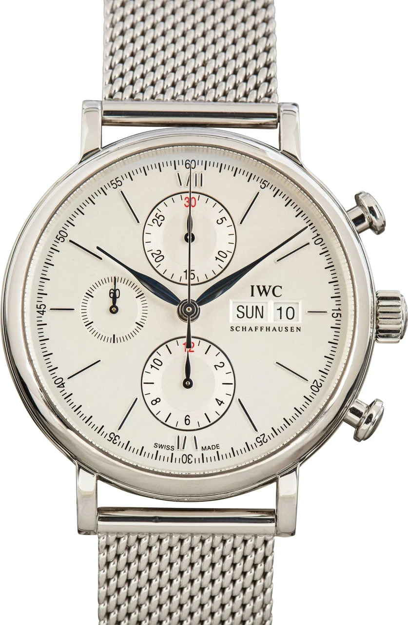 IWC Portofino Chronograph IW391009 Stainless Steel kol saati