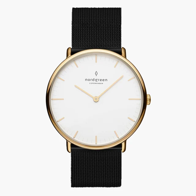 Nordgreen Native 36mm NR36GOMEBLXX kol saati