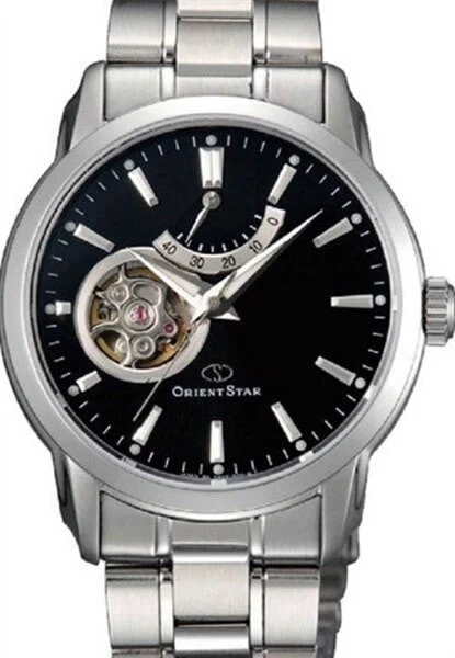 Orient Scratch and Dent - Star Open-Heart Automatic with Sapphire Crystal and Power Reserve #DA02002B SND185 39 mm kol saati