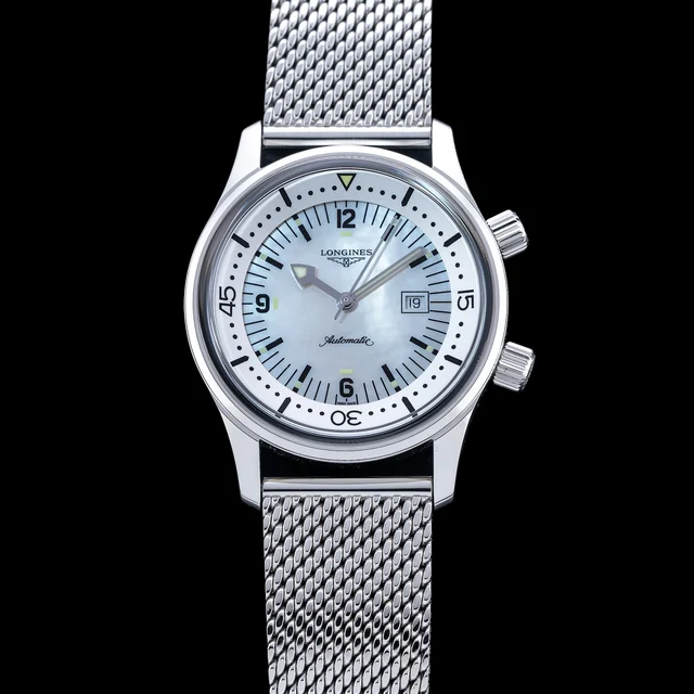 Longines Legend Diver Watch on Bracelet L3.374.4.80.6 210009N36850 kol saati