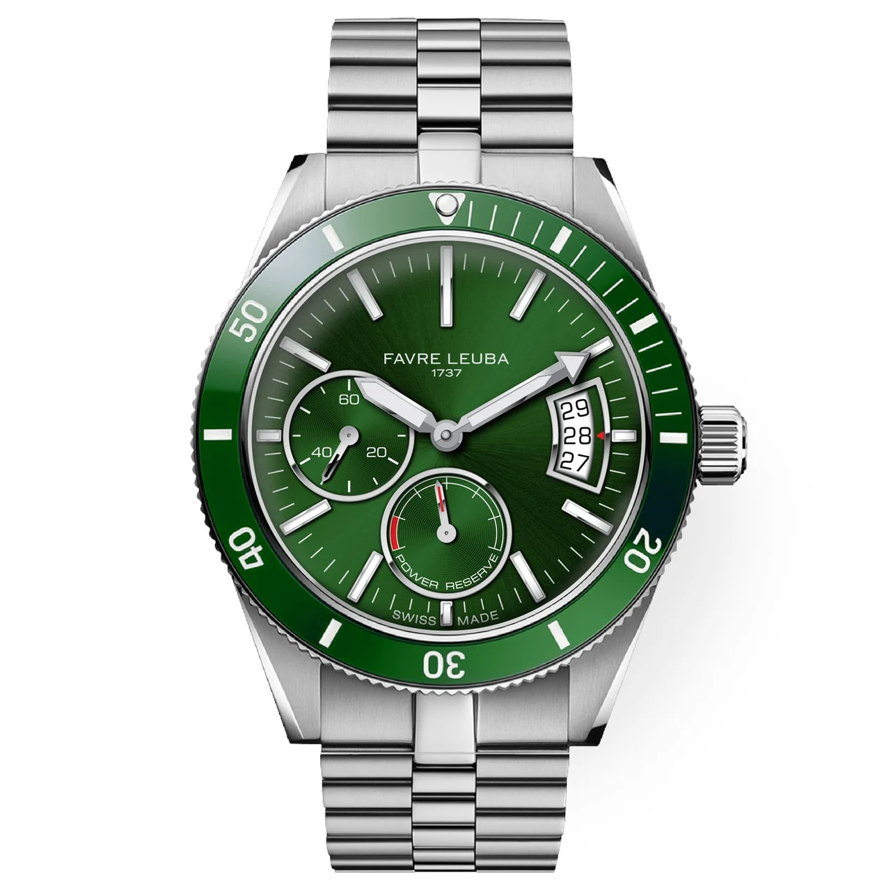 Favre Leuba Deep Raider Power Reserve 00.20310.109.03.200 40 mm kol saati