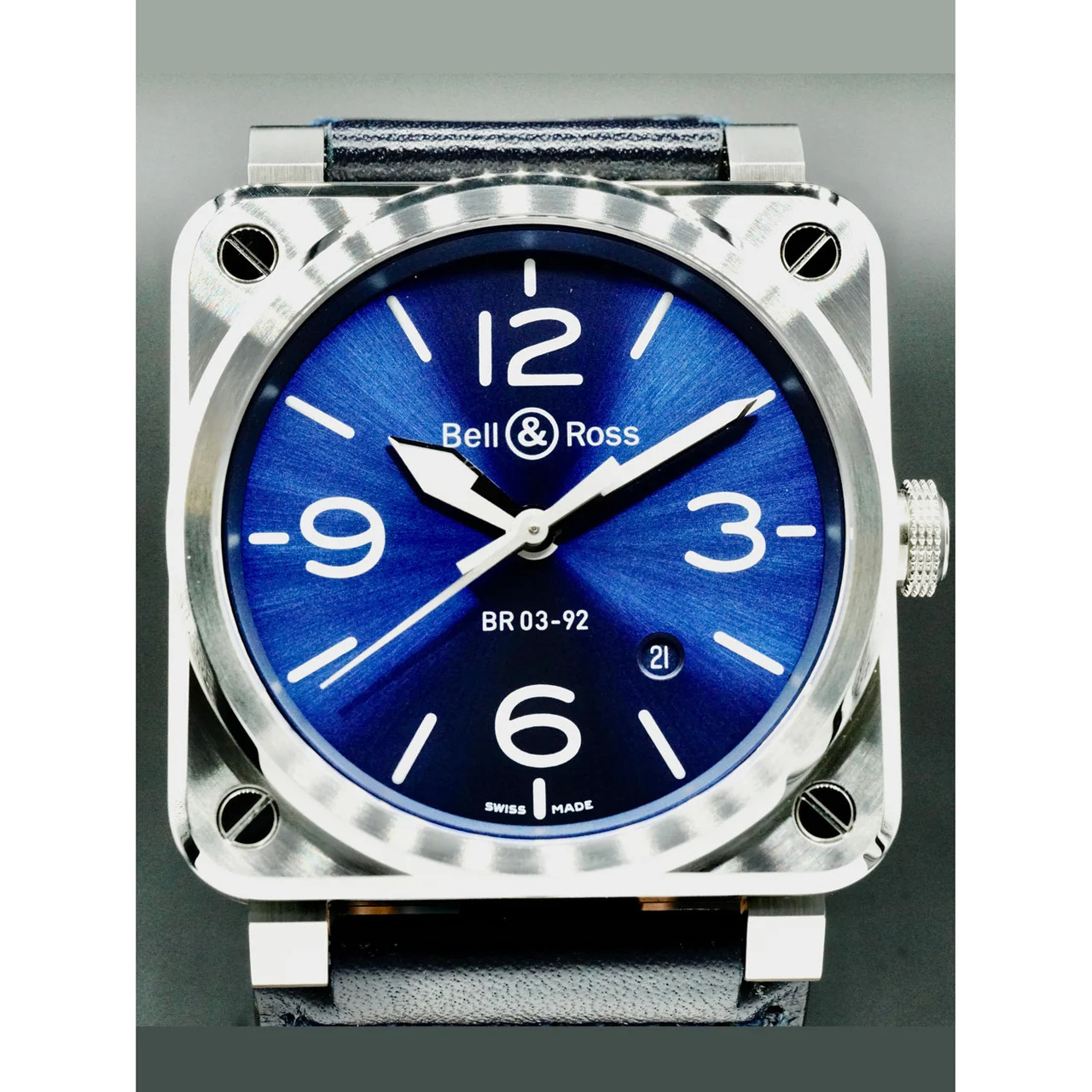 Bell & Ross Blue Steel 210000028816 42 mm kol saati