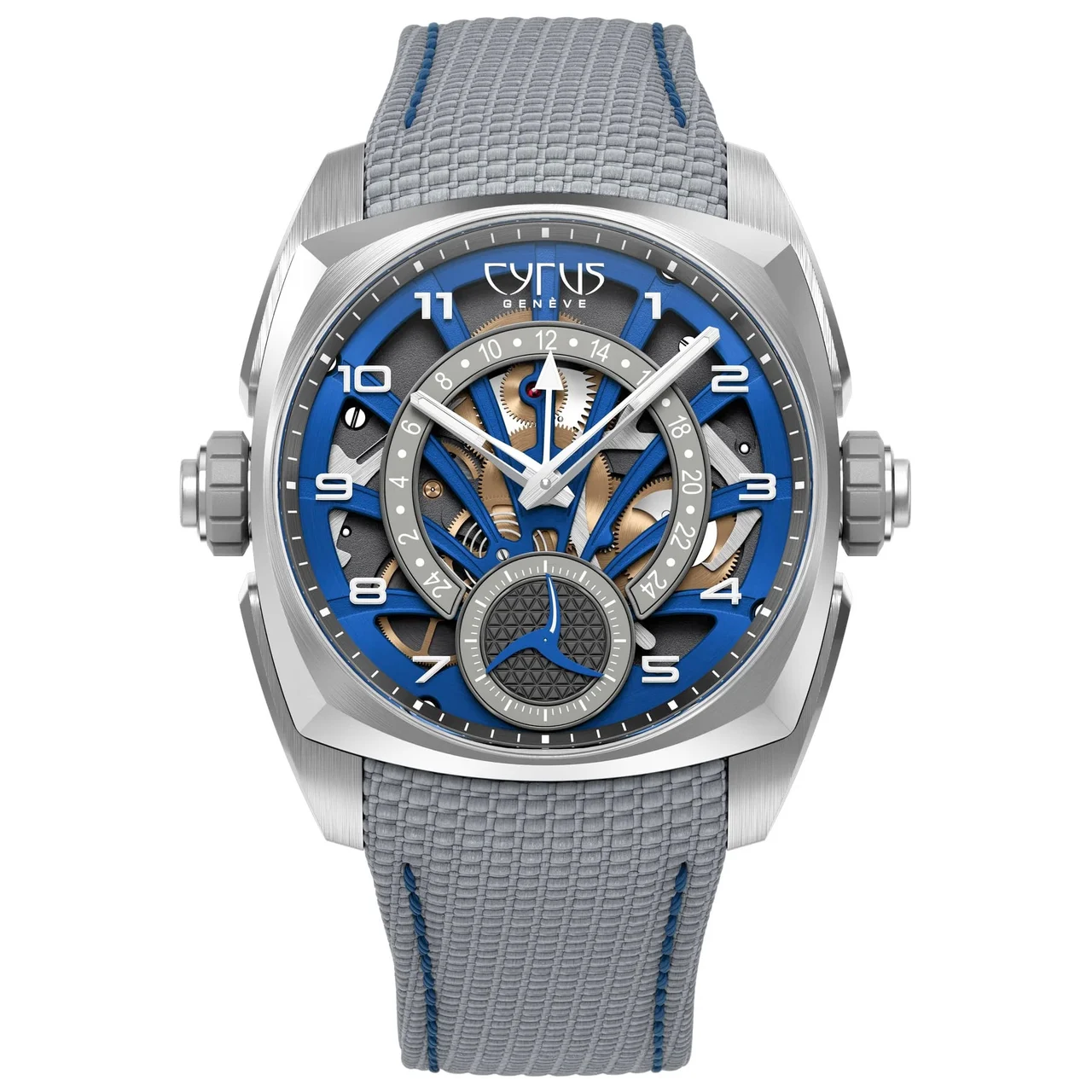 Cyrus Klepcys GMT Ocean Blue 539.507.TT.B 42 mm kol saati