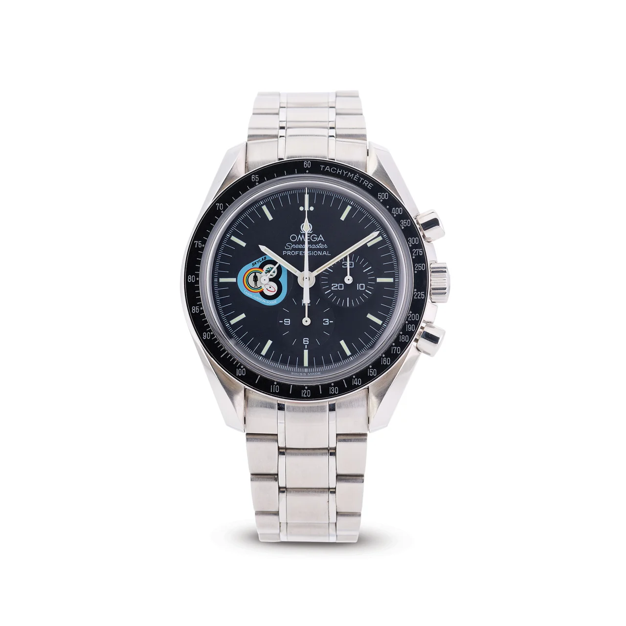 OMEGA OMEGA, REF. 35972300, SPEEDMASTER PROFESSIONAL, MISSION SKYLAB 3, LIMITED, STEEL kol saati