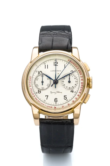 Longines LONGINES, REF. 5161, OVERSIZE CENTRAL MINUTE COUNTER CHRONOGRAPH, RETAILED BY CUE