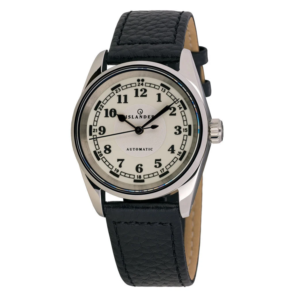 Islander Penn Automatic Railroad Watch with Lume Dial #ISL-170 36 mm kol saati