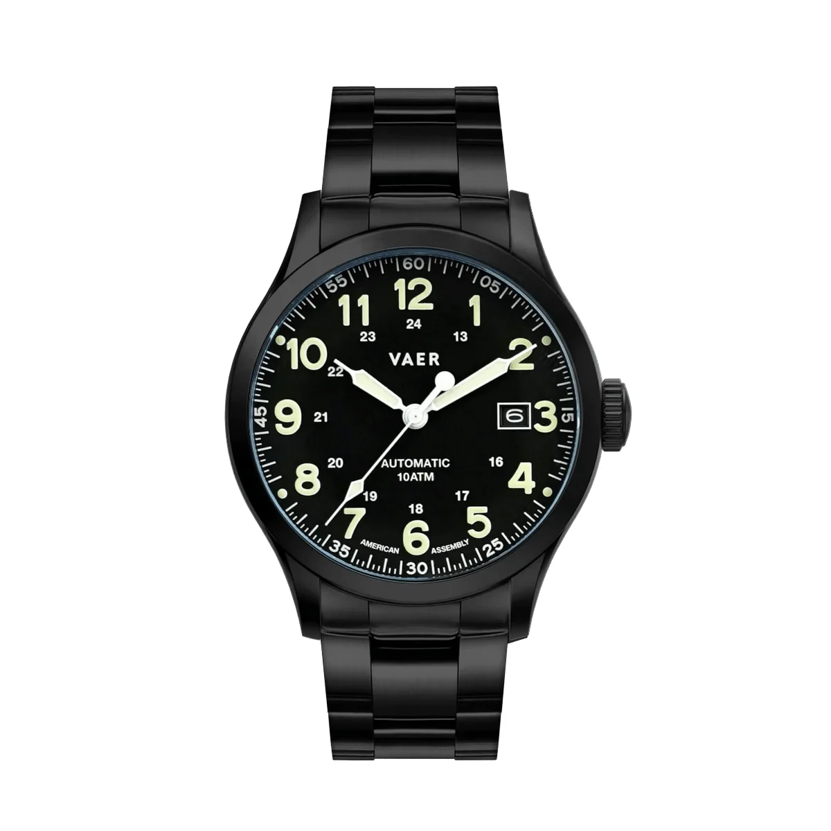 Vaer A5-TF-TRP20PVDBLK-SPNY20PVDBLK 40 mm kol saati