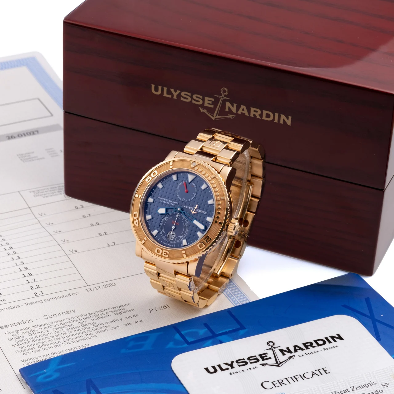 Ulysse Nardin Switzerland 266-51 kol saati