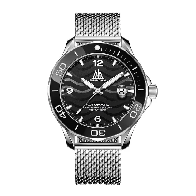 Shanghai Watch Navigator 22OR-60-ST21-BKST kol saati