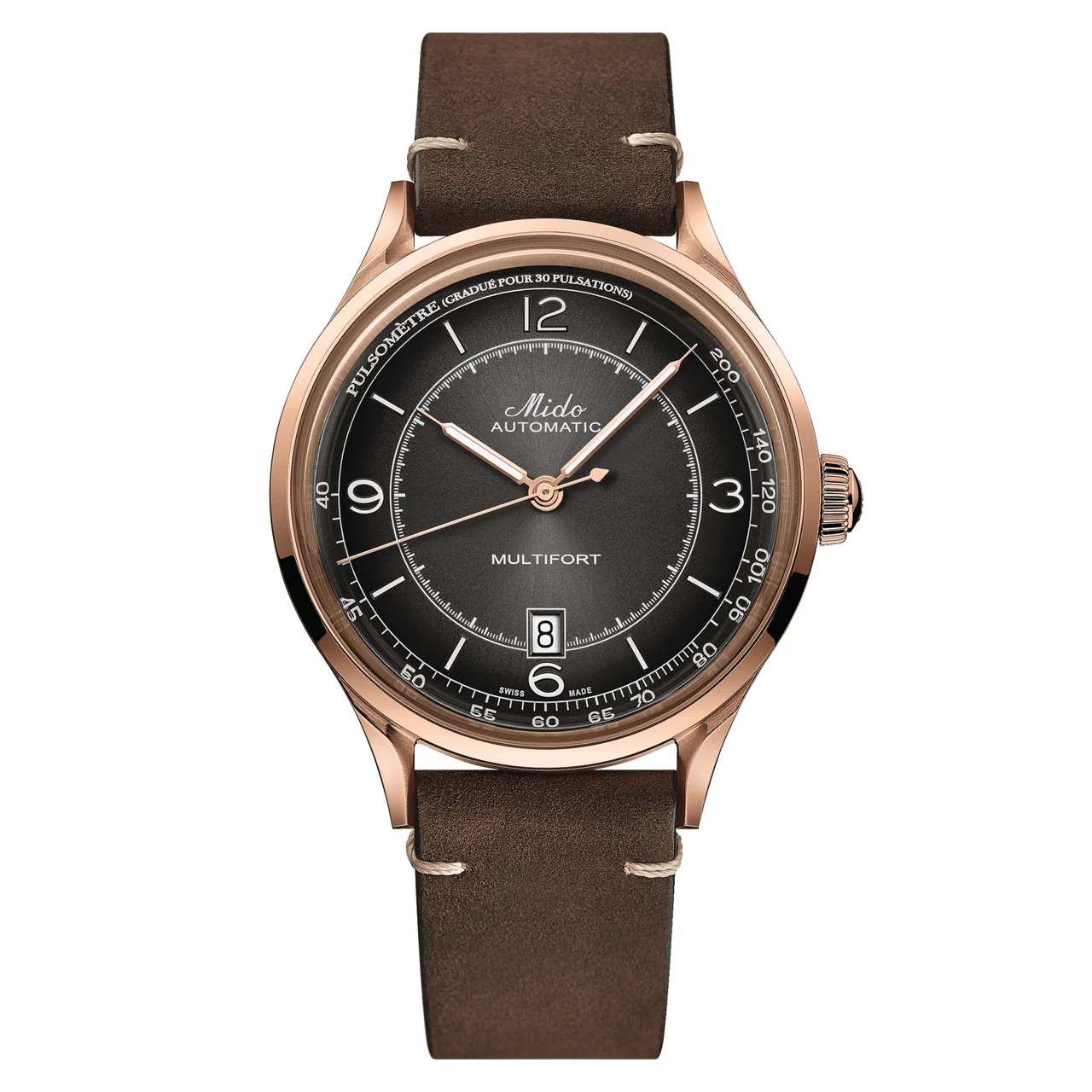 Mido Multifort Patrimony M0404073606000 40 mm kol saati