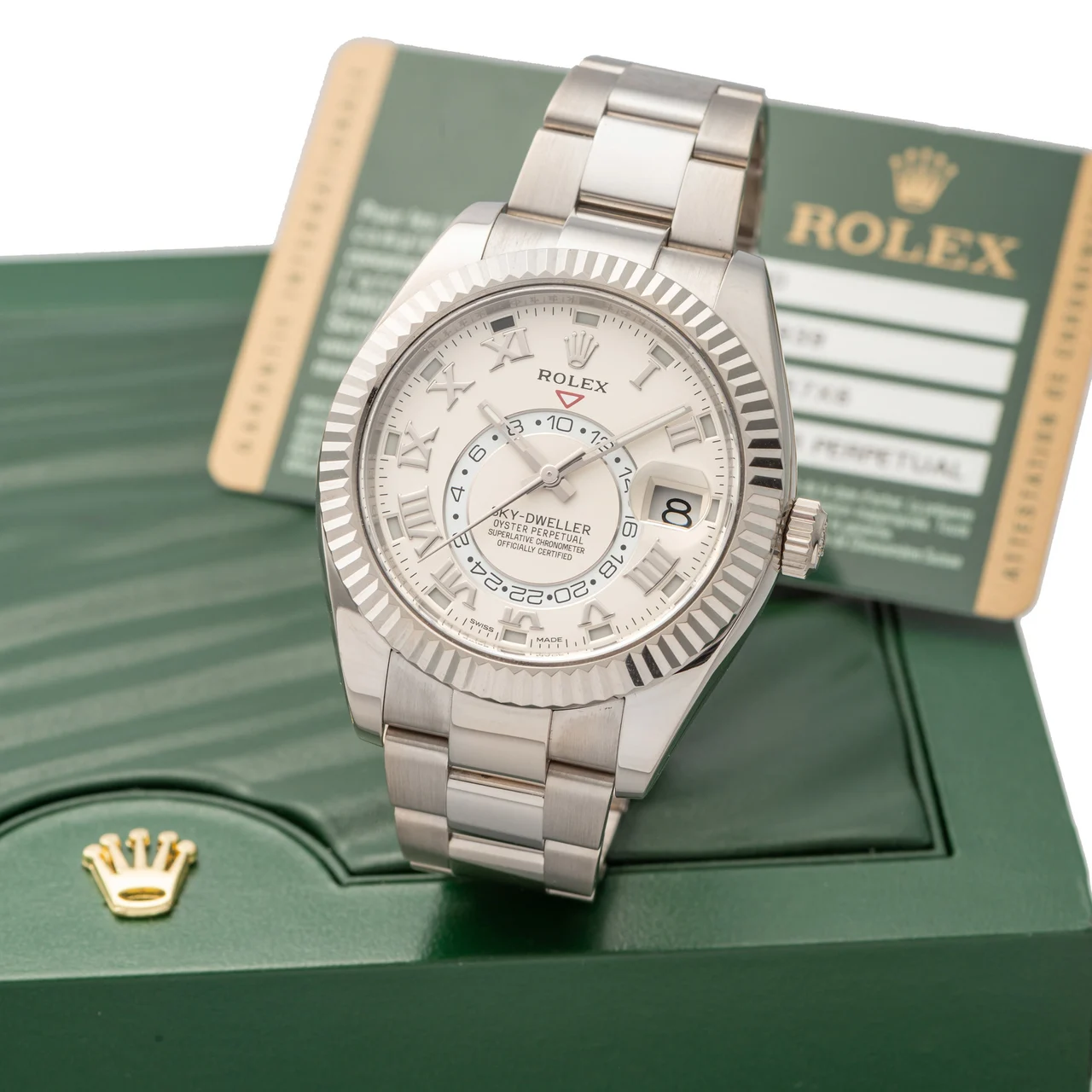 Rolex ROLEX, REF. 326939, SKY-DWELLER, WHITE GOLD 42 mm kol saati