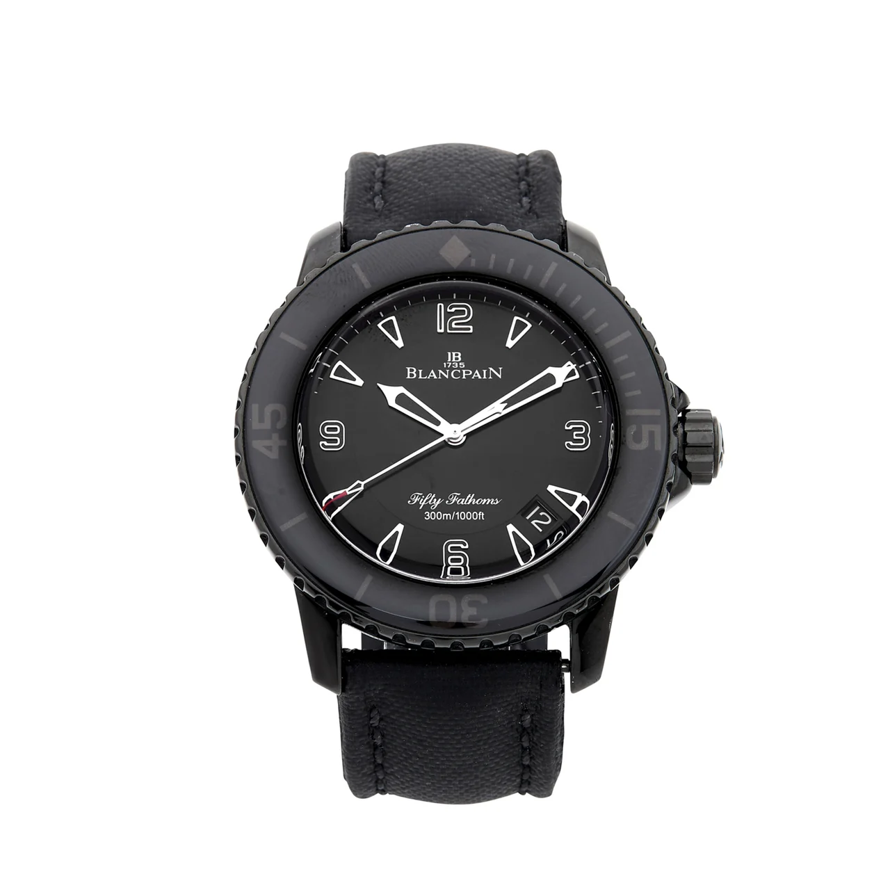 Blancpain Ref. 5015.11C30.52A, Fifty Fathoms Knight, Stainless-steel PVD coated kol saati