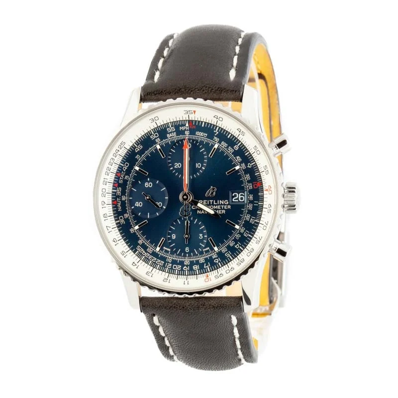 Breitling Navitimer Chronograph 41 Blue Index Dial A13324121C1X1 41 mm kol saati