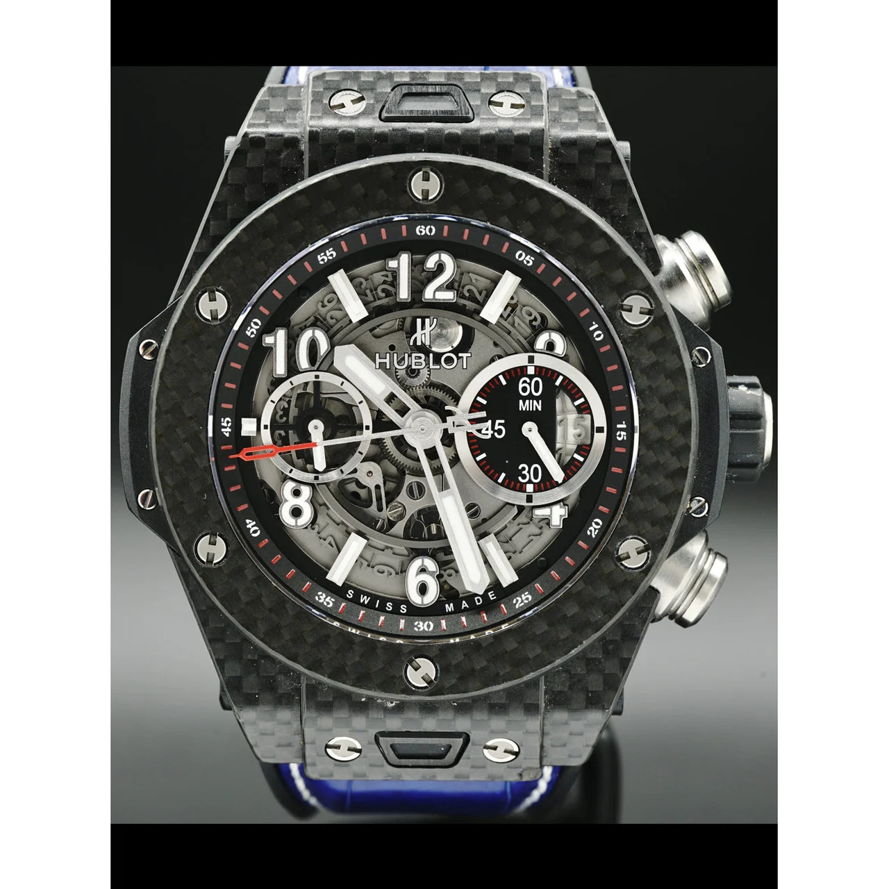 Hublot Big Bang Unico Carbon 411.QX.1170.RX 210000025488 45 mm kol saati