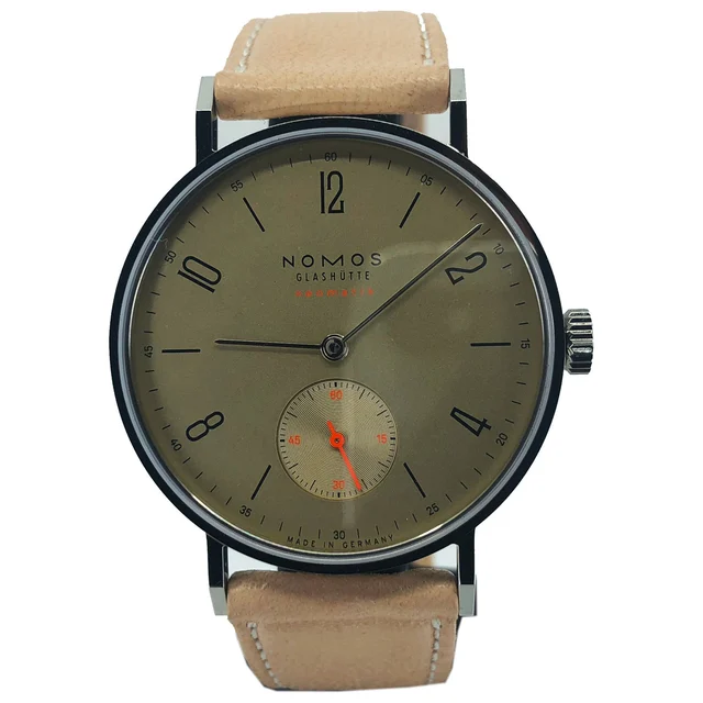 NOMOS Glashütte Tangente Neomatik Champagner 176 CSNCZ316 kol saati