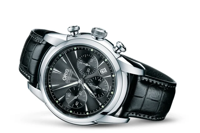Oris Artelier Chronograph 2003 01 676 7547 4054-07 5 22 49 kol saati