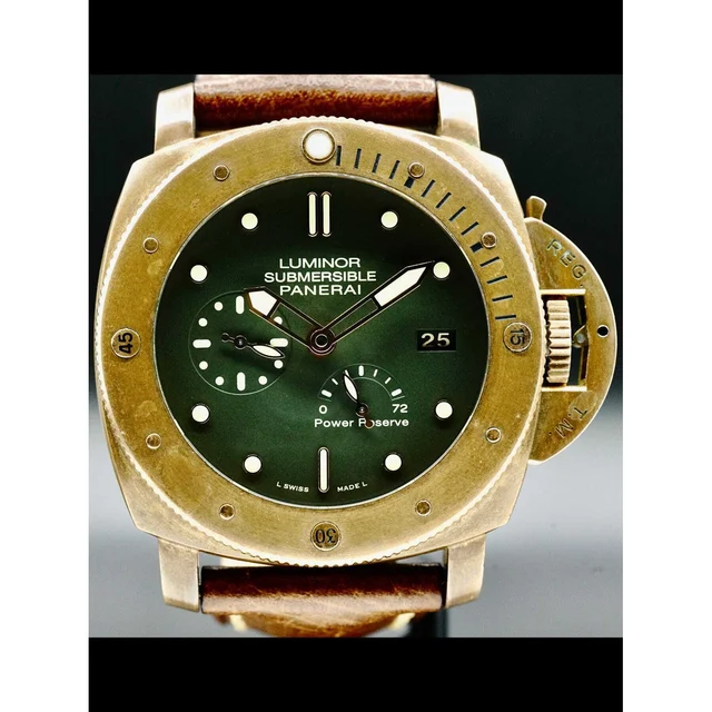 Panerai Luminor 1950 Submersible Bronze PAM00507 210000036197 kol saati