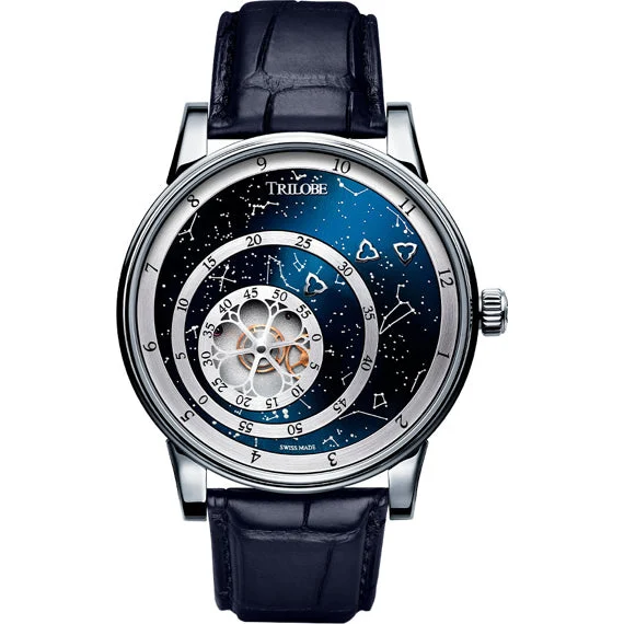 Trilobe Les Matinaux Secret Steel 38.5mm LM10SB kol saati
