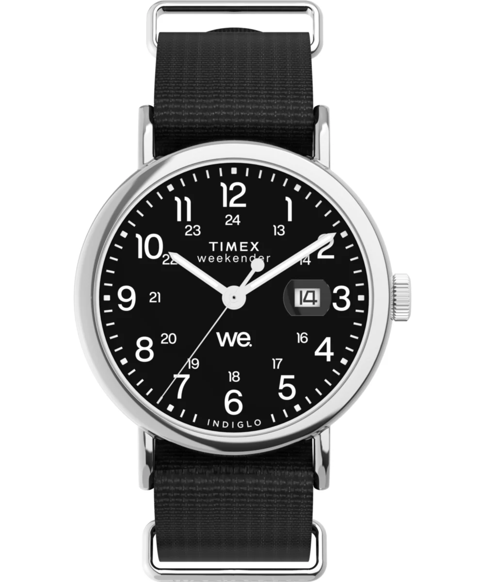 Timex Weekender 40mm Fabric Strap Watch TW2W86100 40 mm kol saati