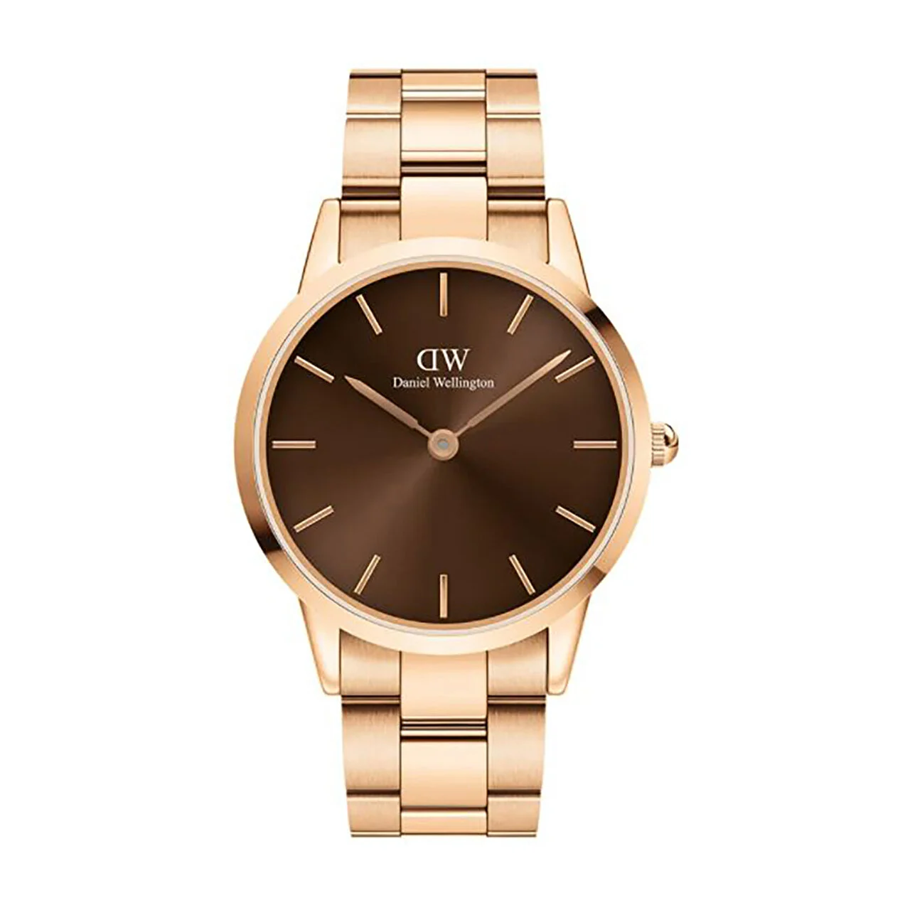 DANIEL WELLINGTON Iconic Link Amber DW00600460 40 mm kol saati
