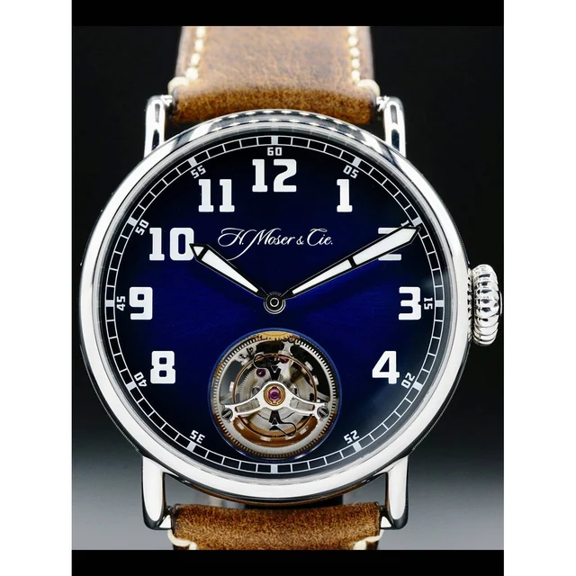 H. Moser & Cie. - Moser & Cie. Heritage Tourbillon 8804-1200 210000027949 kol saati