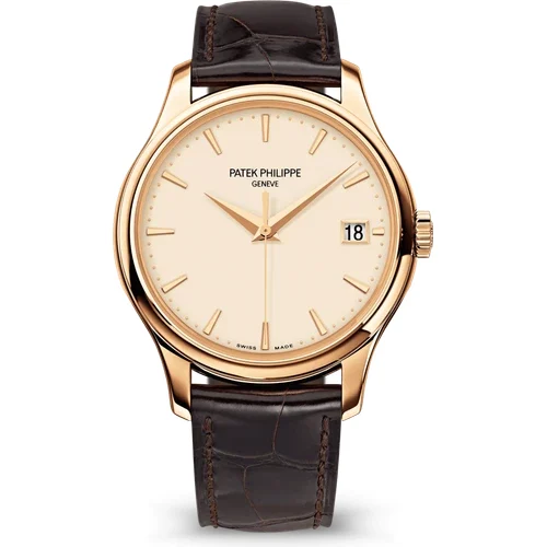 Patek Philippe Calatrava Date Rose Gold Watch 5227R-001 kol saati