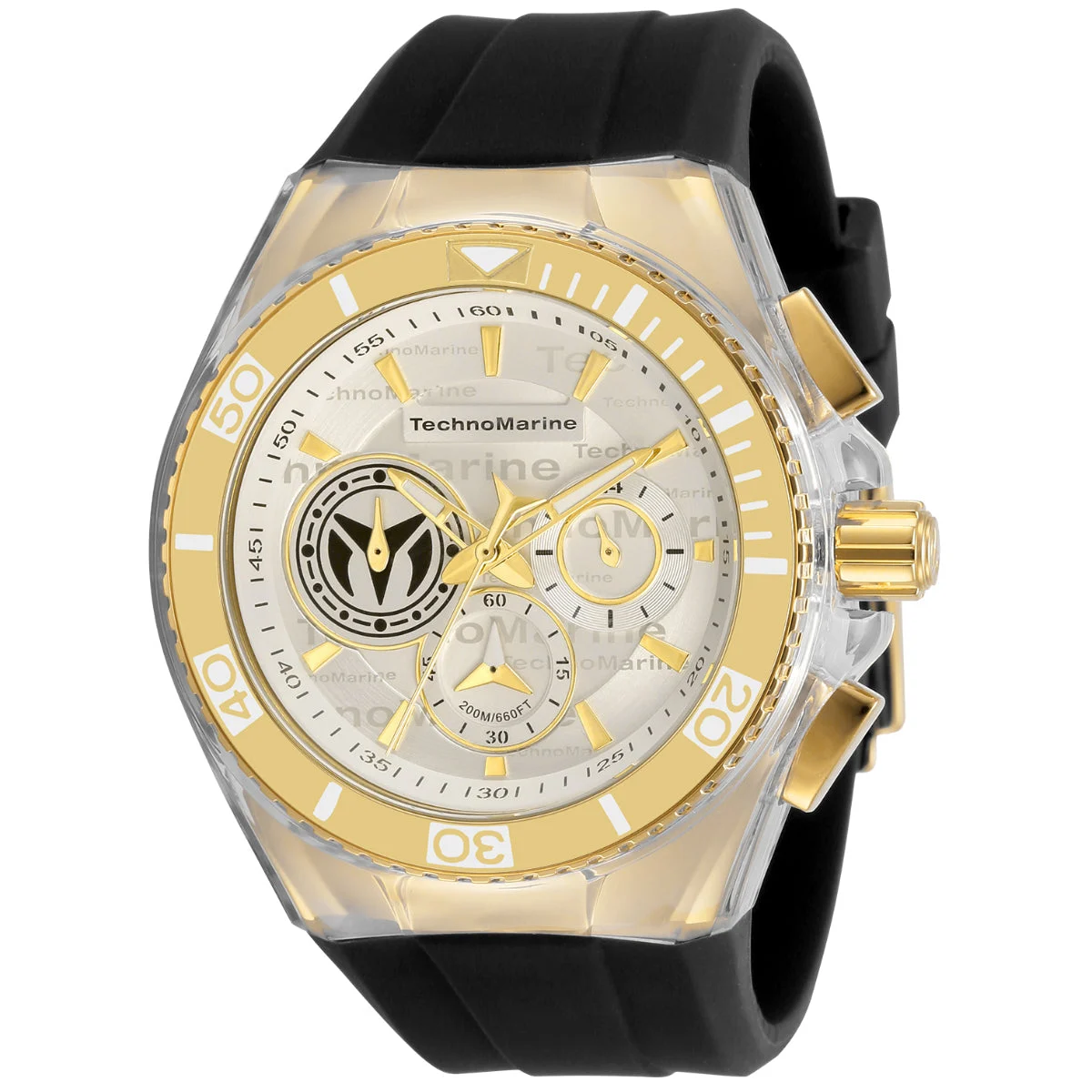 Technomarine Cruise California Watch - 46.65mm, Black (TM-118128) kol saati