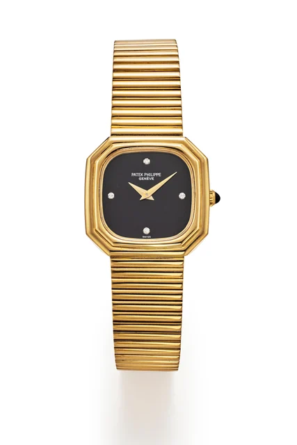 Patek Philippe PATEK PHILIPPE REF. 4432-1, DIAMOND-SET BLACK DIAL; 18K YELLOW GOLD AND DIA