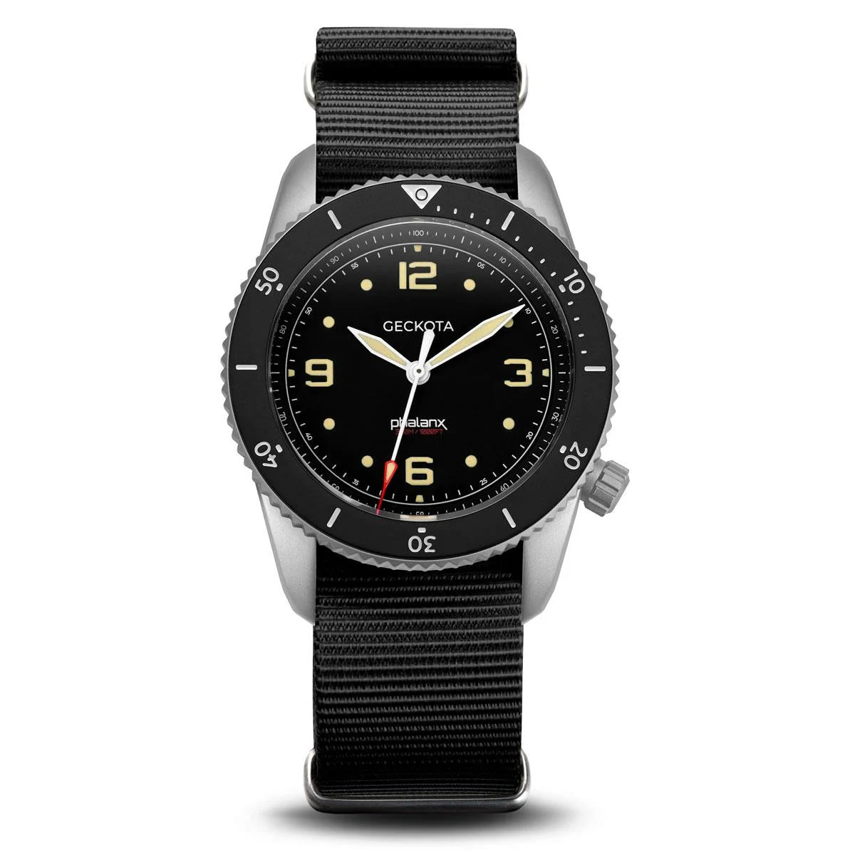 Geckota GTA-EOR-739-AB-N809-1-BK 42 mm kol saati