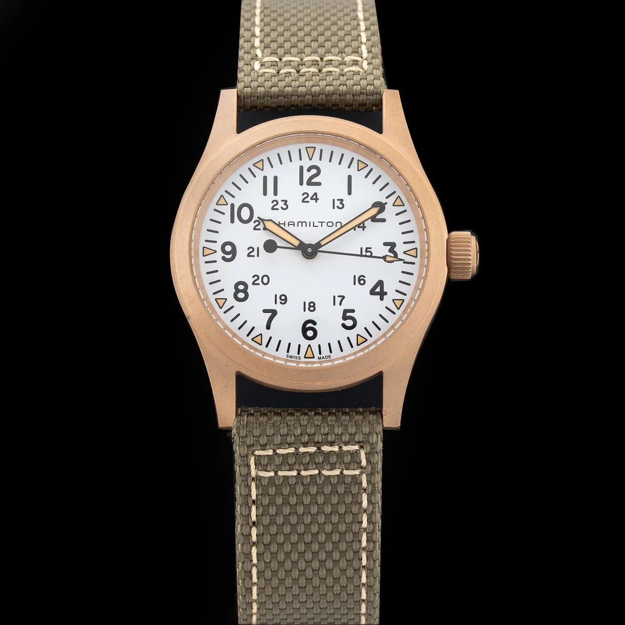 Hamilton Khaki Field Mechanical 210009N32741 kol saati