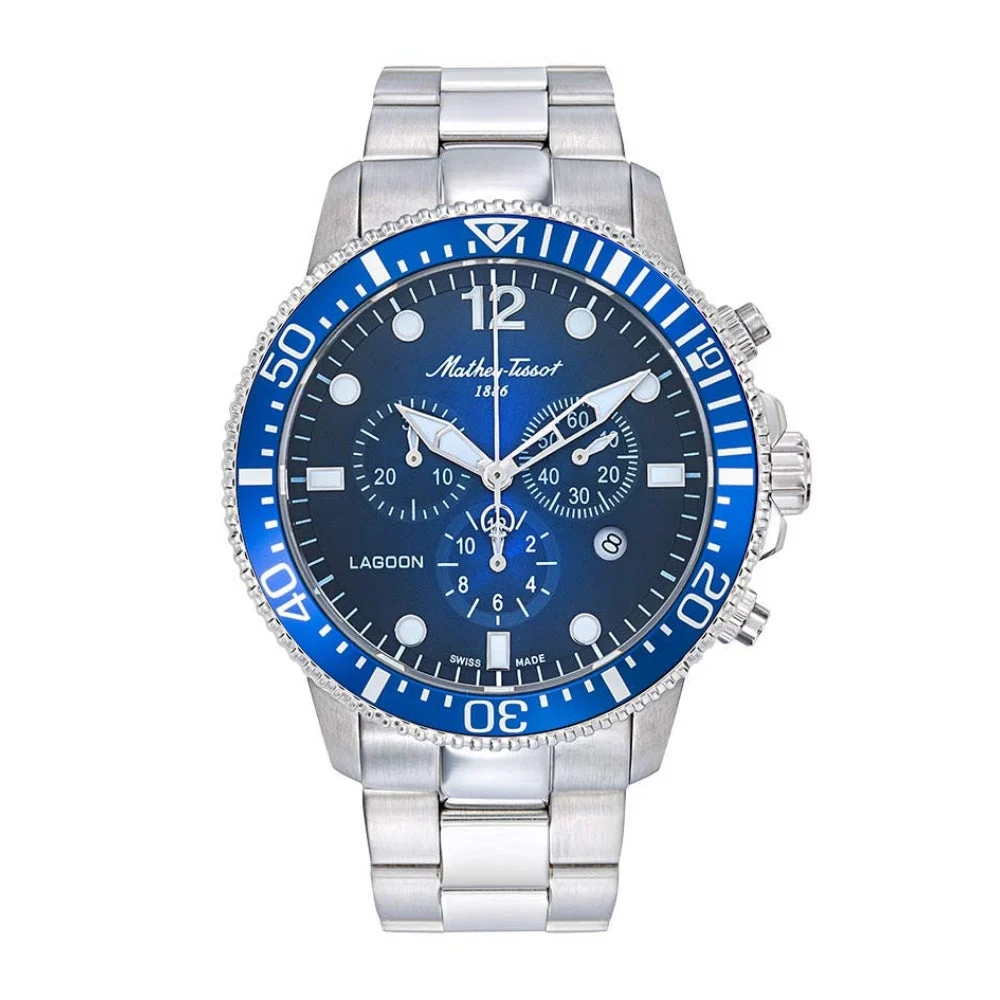Mathey-Tissot Lagoon H123CHABU 43 mm kol saati
